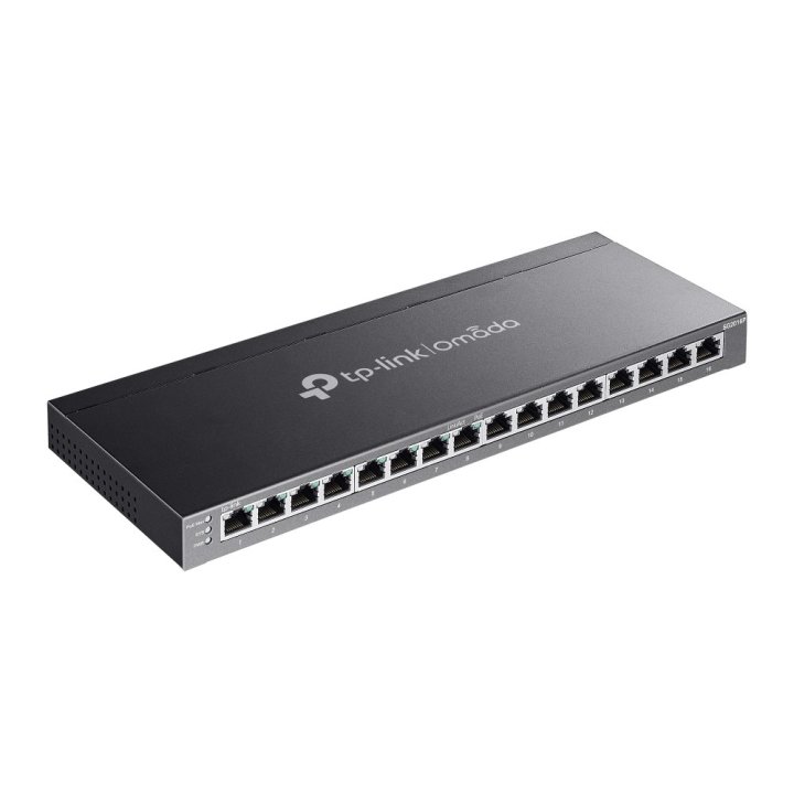 Switch Gestionable Poe+ Tp-link Tl-sg2016p 16p Giga De Estos 8p Poe+ (120w) Integracion Por Omada Sdn