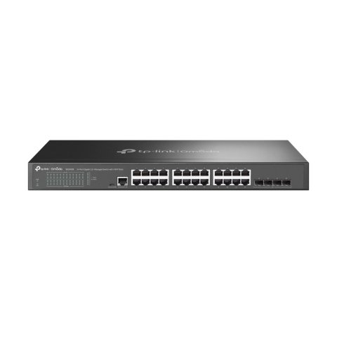 Switch Semigestionable Jetstream Tp-link Sg3428 24p Gigabit Y 4 Ranuras Sfp Gigabit