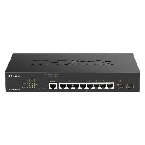 Switch Gestionable D-link L2 l3 Dgs-2000-10p 8p Giga Poe (65w) + 2p Sfp