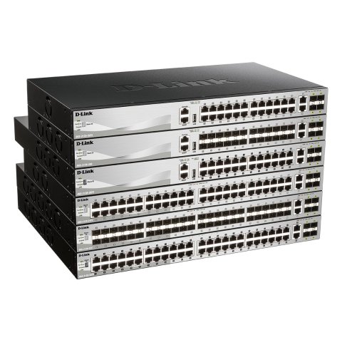 Switch Gestionable L3 D-link Stackable Dgs-3130-30s e 24p Sfp + 2p 10g + 4p 10g Sfp+