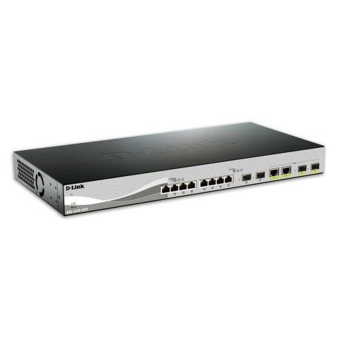 Switch Gestionable L2 D-link Dxs-1210-10tc 8-port 10gbase-t, 2-port Sfp+, 2-port 10gbase-t sfp+ Combo Multi-gigabit