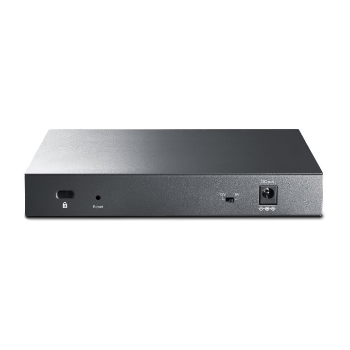 Switch Gestionable Reverse Poe Tp-link Rp108ge 7entradas Poe Y 1salida Poe Gigabit 1puerto De Salida Cc Conmutable A 5v Y 12v