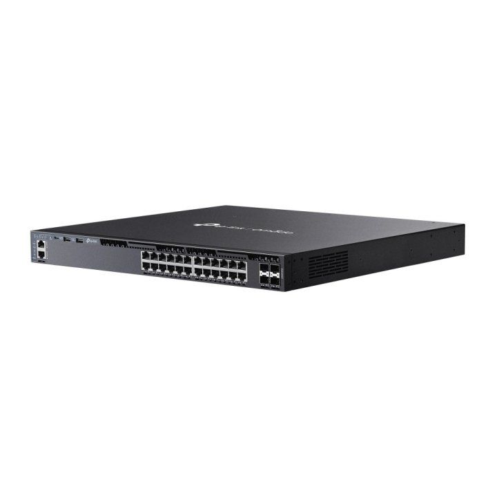 Switch Gestionable L3 Tp-link Sg6428xhp 24p Gigabit Poe+ Con 4 Slots Sfp+ 10g Puerto De Consola Rj45 usb-c Rack 1u 19"