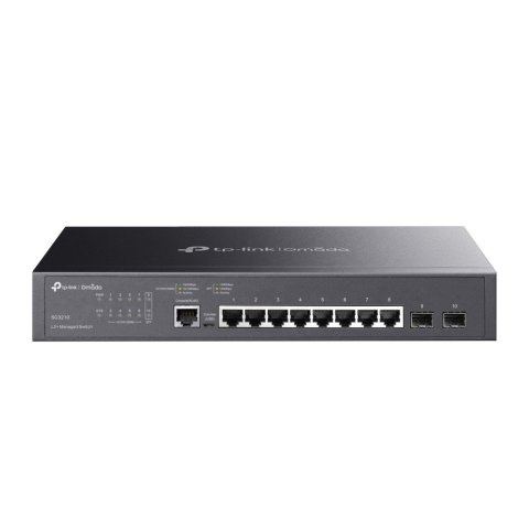 Switch Gestionable L2 Tp-link Sg3210 8p Giga Con 2p Combo Giga Rack