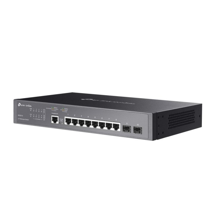 Switch Gestionable L2 Tp-link Sg3210 8p Giga Con 2p Combo Giga Rack
