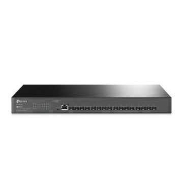 Switch Gestionable L2+ Tp-link Sx3016f 16p 10gbps Sfp+ L2+ Doble Fuente Redundante Gestion Omada Sdn Administracion Web