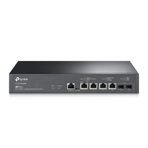 Switch Gestionable L2+ Tp-link Tl-sx3206hpp 4p 10ge Poe++ 200w 2p Sfp+ 10gbps