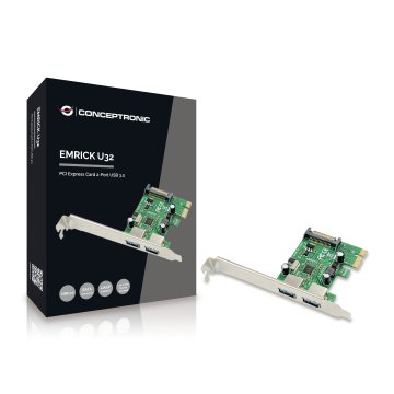 Controladora Conceptronic Pci Express 2 Puertos Usb 3.0 Emrick U32  2