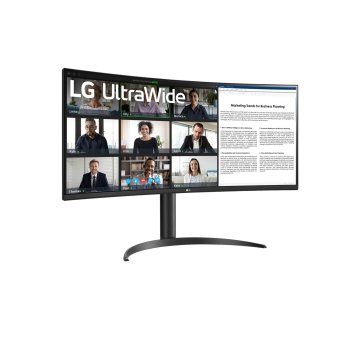 Monitor 34" Ultrawide Curvo Hdmi Displayport Lg 34wr50qk-b Wqhd 3440x1440 Vesa 100x100