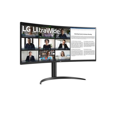 Monitor 34" Ultrawide Curvo Hdmi Displayport Lg 34wr50qk-b Wqhd 3440x1440 Vesa 100x100
