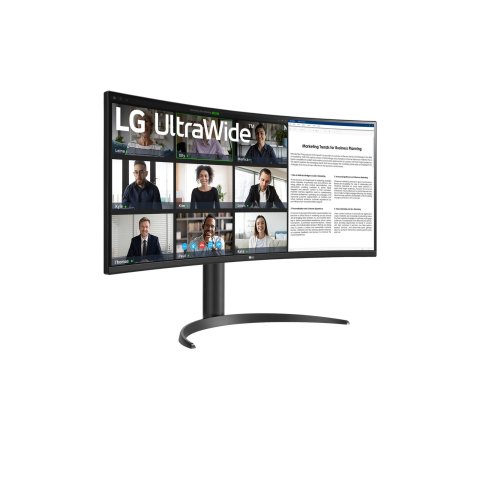 Monitor 34" Ultrawide Curvo Hdmi Displayport Lg 34wr50qk-b Wqhd 3440x1440 Vesa 100x100