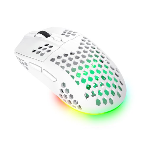 Mouse Optico Inalambrico Trust Gxt 929w Helox Ultraligero, Iluminacion Led Con Respiracion Blanco