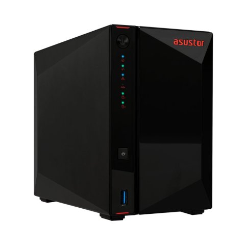 Servidor Nas Asustor Nimbustor 2 Gen2 As5402t 2 Bahias 4xm.2 Nvme Celeron N5105 2.0ghz 4gb Hdmi Rj45 2x2.5gb 3xusb3.2