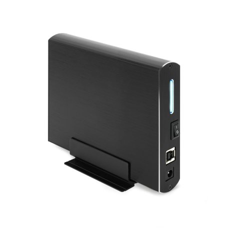 Caja Externa 3.5" Usb 3.0 Tooq Tqe-3531b Para Hd 3,5" Sata Usb 3.0 3.1 Gen1 Negra