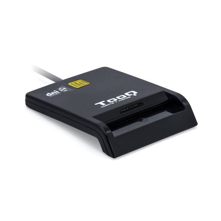Lector Externo De Dnie Tooq Tqr-211b Usb-c Color Negro