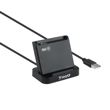 Lector Tarjetas Dnie Tooq Vision Tqr-220b Usb 2.0 Negro