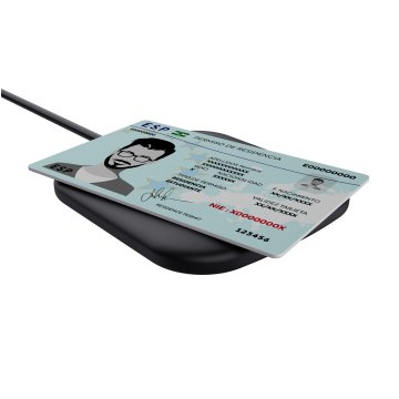 Lector De Tarjetas Externo Dni Contactless Trust Ceto Compatible Con Dnie 3.0 Usb 2.0 Negro 24736 2