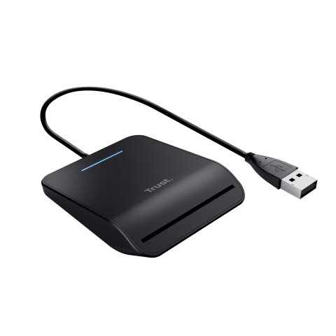Lector De Tarjetas Externo Dni Trust Compatible Con Dnie Y Smartcards Usb 2.0 Negro 23890