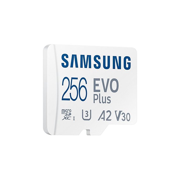 Memoria Sd Micro 256gb Samsung Sdxc Evo Plus Clase 10 Con Adaptador A Sd Mb-mc256ka eu
