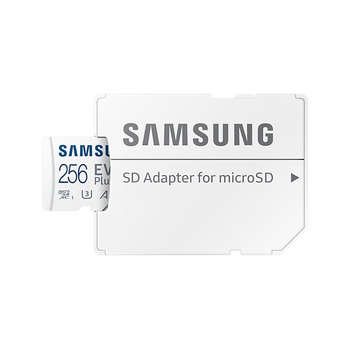 Memoria Sd Micro 256gb Samsung Sdxc Evo Plus Clase 10 Con Adaptador A Sd Mb-mc256ka eu
