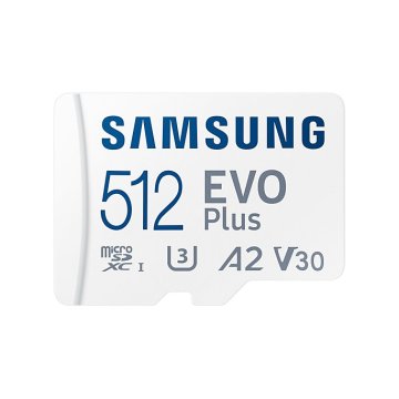 Memoria Sd Micro 512gb Samsung Sdxc Evo Plus Clase 10 Con Adaptador A Sd Mb-mc512ka eu