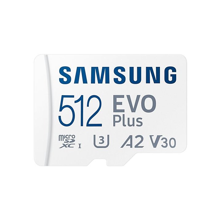 Memoria Sd Micro 512gb Samsung Sdxc Evo Plus Clase 10 Con Adaptador A Sd Mb-mc512ka eu