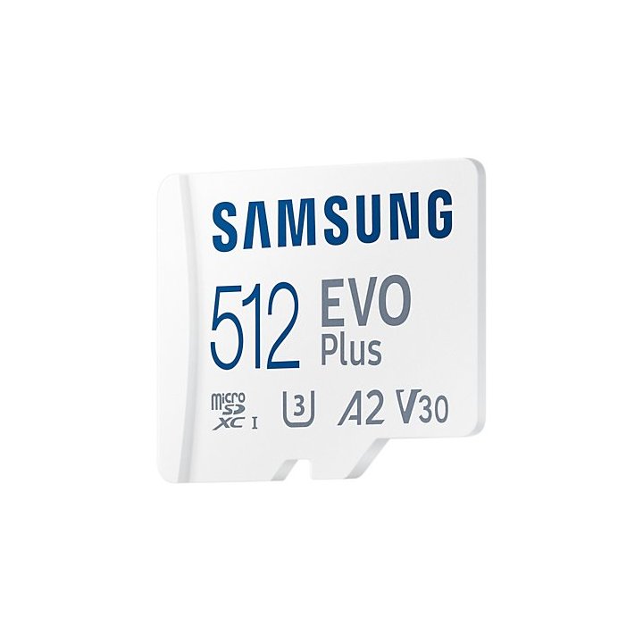 Memoria Sd Micro 512gb Samsung Sdxc Evo Plus Clase 10 Con Adaptador A Sd Mb-mc512ka eu