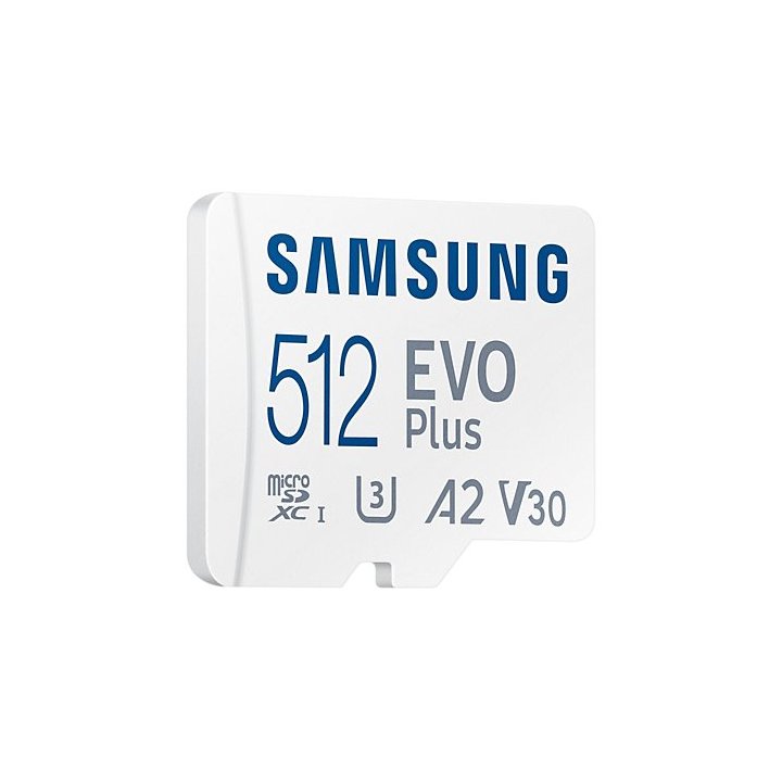 Memoria Sd Micro 512gb Samsung Sdxc Evo Plus Clase 10 Con Adaptador A Sd Mb-mc512ka eu