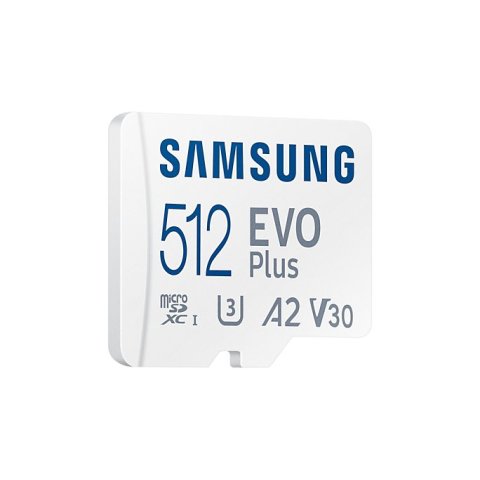 Memoria Sd Micro 512gb Samsung Sdxc Evo Plus Clase 10 Con Adaptador A Sd Mb-mc512ka eu