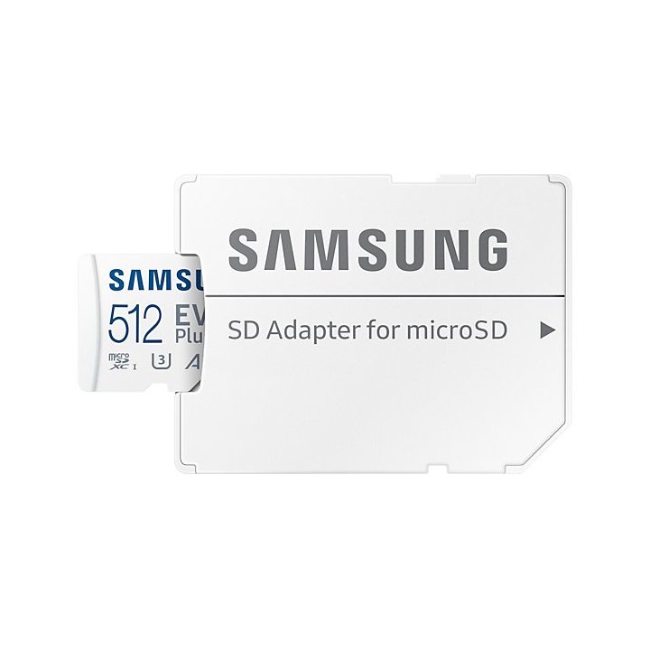 Memoria Sd Micro 512gb Samsung Sdxc Evo Plus Clase 10 Con Adaptador A Sd Mb-mc512ka eu