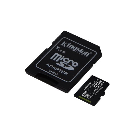 Memoria Sd Micro 512gb Kingston Clase 10 + Adaptador Canvas Select Plus 100mb s Sdcs2 512gb