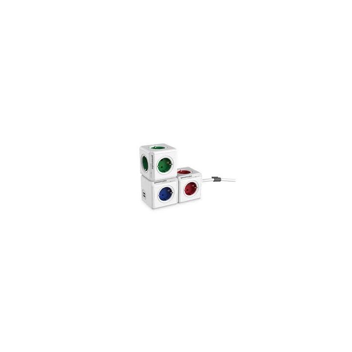 Powercube Original 2 Usb + 4 Tomas Corriente...