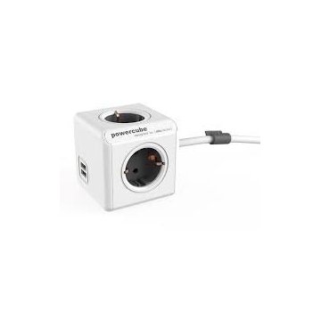 Powercube Original 2 Usb + 4 Tomas Corriente  3metros... 2