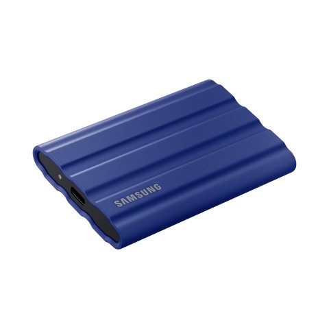 Disco M.2 Externo T7 Shield Pcie Nvme Usb 3.2 Samsung Mu-pe2t0r eu 2tb Blue
