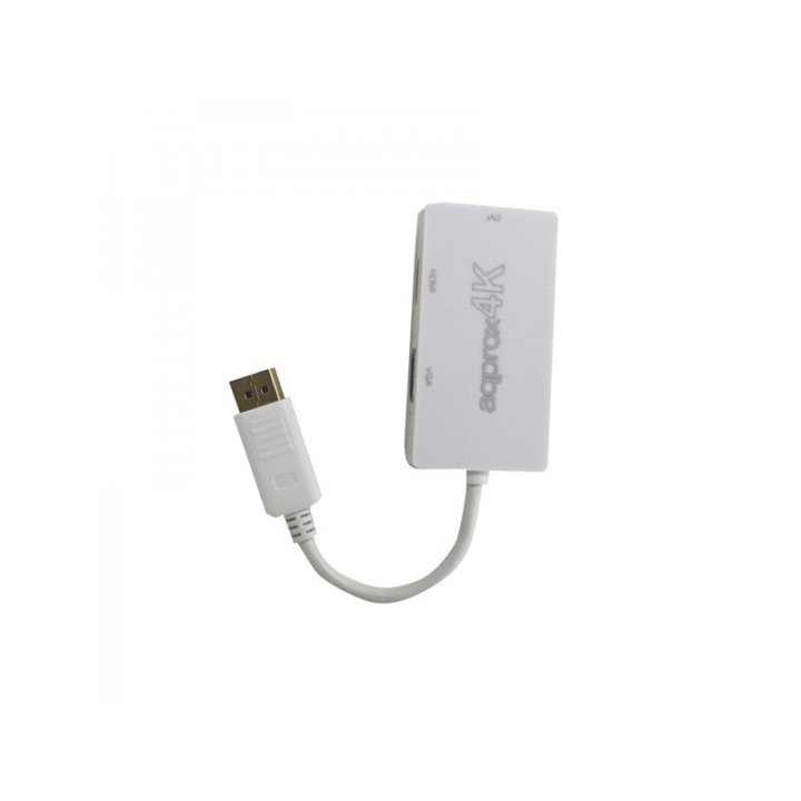 Adaptador Displayport A Hdmi -vga - Dvi Approx Appc37