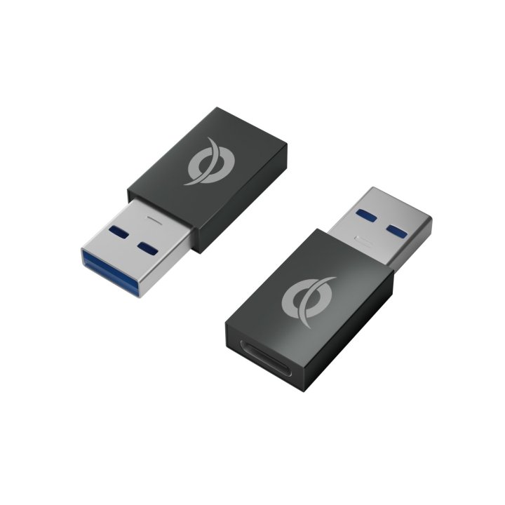 Kit Adaptadores 2 Unidades Usb 3.0 Conceptronico Tipo A Macho A Usb-c Hembra