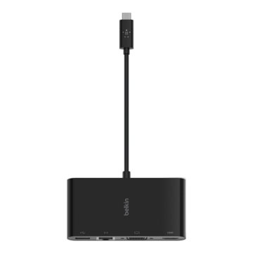 Docking Usb-c Belkin Avc005btbk A 1xusb-a 3,0 1x1gb Rj45 1xvga 1xhdmi (4k) Color Negro 2