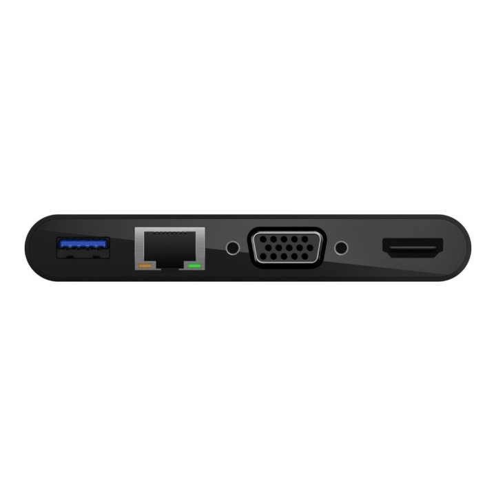 Docking Usb-c Belkin Avc005btbk A 1xusb-a 3,0 1x1gb Rj45 1xvga 1xhdmi (4k) Color Negro