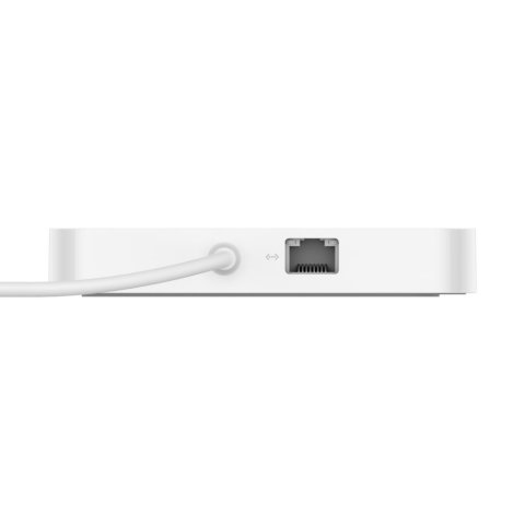 Hub Usb-c Belkin Inc011btwh A 2xusb-a 1xusb-c 1xgb Rj45 1xlector Sd microsd Con Soporte De Montaje