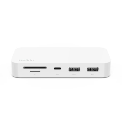 Hub Usb-c Belkin Inc011btwh A 2xusb-a 1xusb-c 1xgb Rj45 1xlector Sd microsd Con Soporte De Montaje
