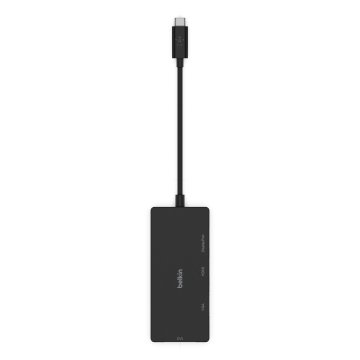 Adaptador Usb-c Belkin Avc003btbk A 1xhdmi 1xvga 1xdisplayport 1xdvi 4k 2k A 60 Hz 2