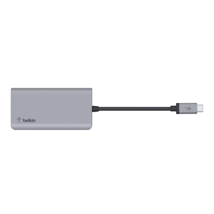 Adaptador Usb-c Belkin Avc006btsgy A 1xusb-c Pd3.0 2xusb 3.0 1xhdmi 4k 100w