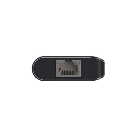 Adaptador Usb-c Belkin Avc008btsgy A 1xusb-c Pd 3.0 1xlector Sd 2xusb-a 3.0 1x1gb Rj45 Pd 100w Color Gris