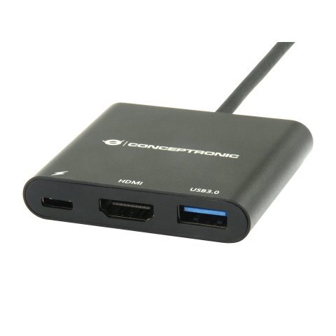 Docking Usb-c Conceptronic Donn01b A 1xhdmi Hembra 1xusb-c Pd 60w 1xusb-a Cable 0,15cm