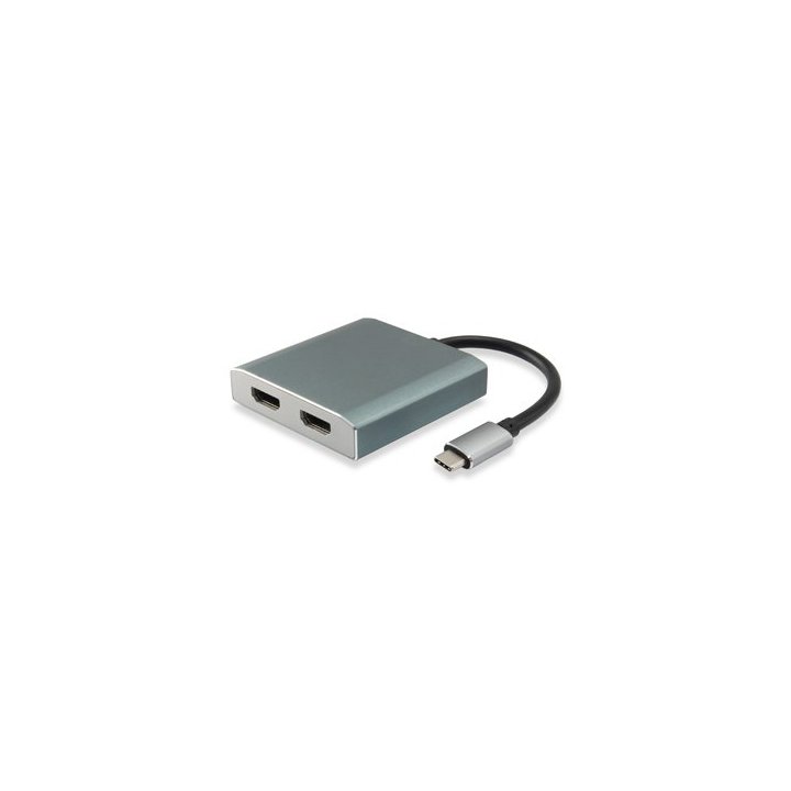 Adaptador Usb-c Equip 133464 A 2xhdmi (0.15cm) 4k