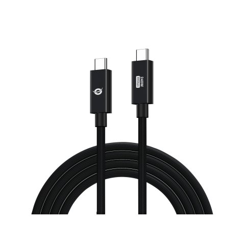 Cable Usb-c Macho A Usb-c Macho 2m Conceptronic Usb 4.0 Gen 3 240w 48v 5a 40gbps E-mark