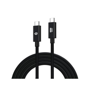 Cable Usb-c Macho A Usb-c Macho 1.2m Conceptronic Usb 4.0 Gen 3 240w 48v 5a 40gbps E-mark 2