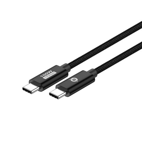 Cable Usb-c Macho A Usb-c Macho 2m Conceptronic Usb 3.2 Gen 2 100w 20v 5a 10gbps E-mark 