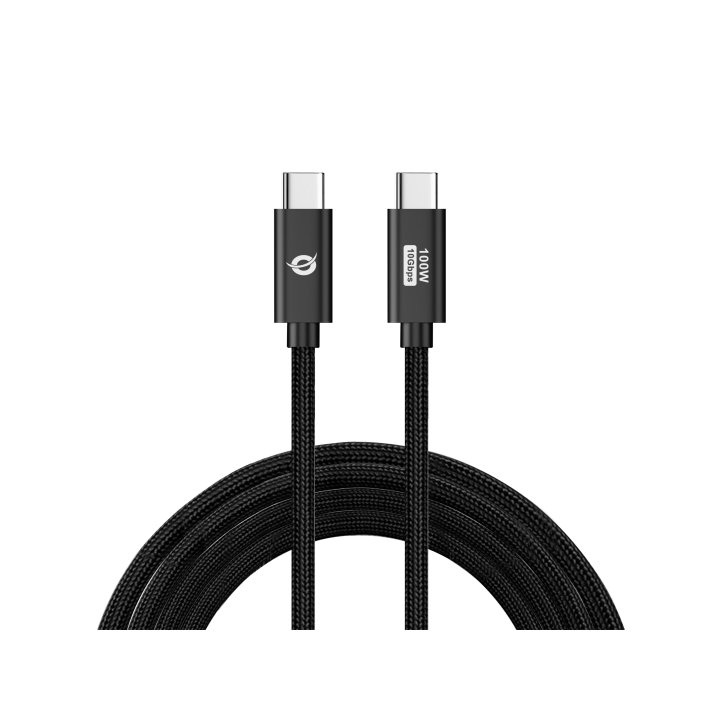 Cable Usb-c Macho A Usb-c Macho 2m Conceptronic Usb 3.2 Gen 2 100w 20v 5a 10gbps E-mark 