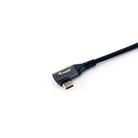 Cable Usb-c Macho - Usb-c Macho Acodado 90º 3 Metro Equip 5a 100w 480mbps